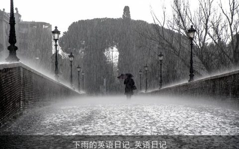 下雨的英语日记_英语日记