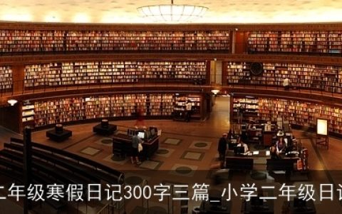 二年级寒假日记300字三篇_小学二年级日记