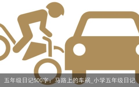 五年级日记500字：马路上的车祸_小学五年级日记