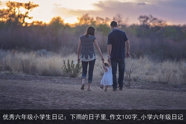 优秀六年级小学生日记：下雨的日子里_作文100字_小学六年级日记