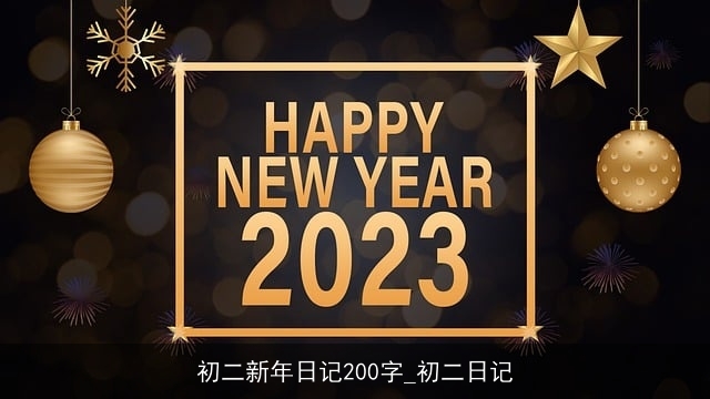 初二新年日记200字_初二日记