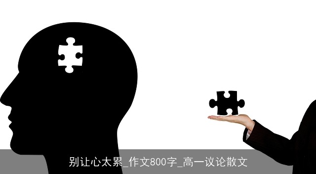 别让心太累_作文800字_高一议论散文