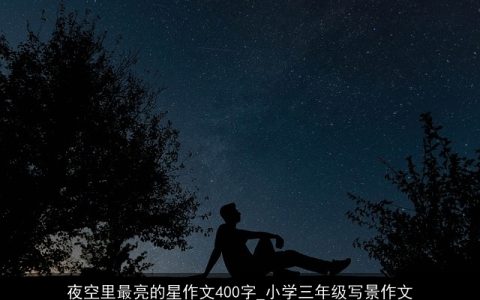 夜空里最亮的星作文400字_小学三年级写景作文