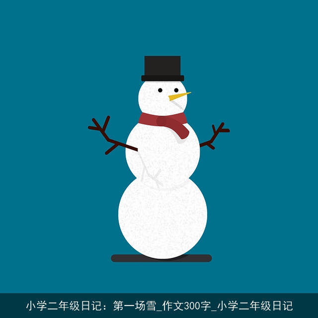 小学二年级日记：第一场雪_作文300字_小学二年级日记