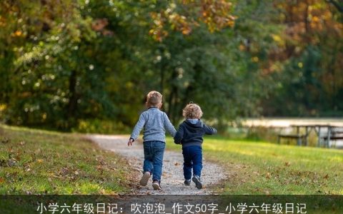 小学六年级日记：吹泡泡_作文50字_小学六年级日记