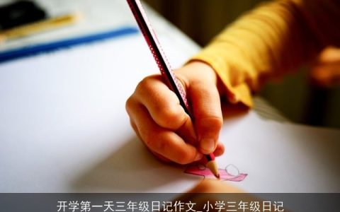 开学第一天三年级日记作文_小学三年级日记