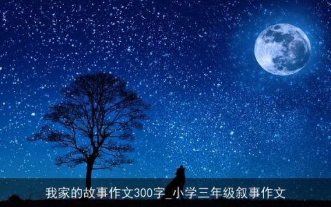 我家的故事作文300字_小学三年级叙事作文