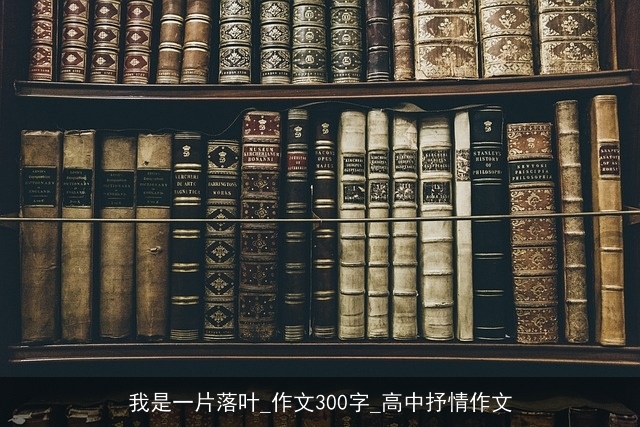 我是一片落叶_作文300字_高中抒情作文