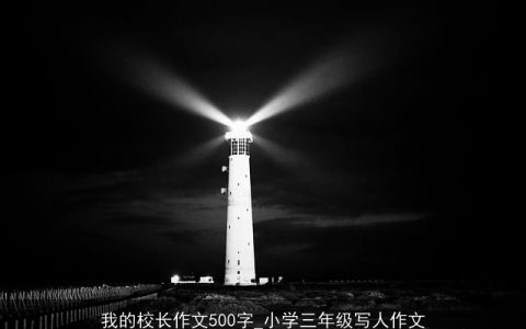 我的校长作文500字_小学三年级写人作文