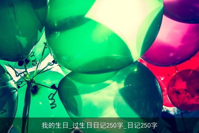 我的生日_过生日日记250字_日记250字