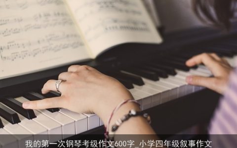 我的第一次钢琴考级作文600字_小学四年级叙事作文