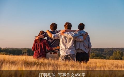 打羽毛球_写事作文450字