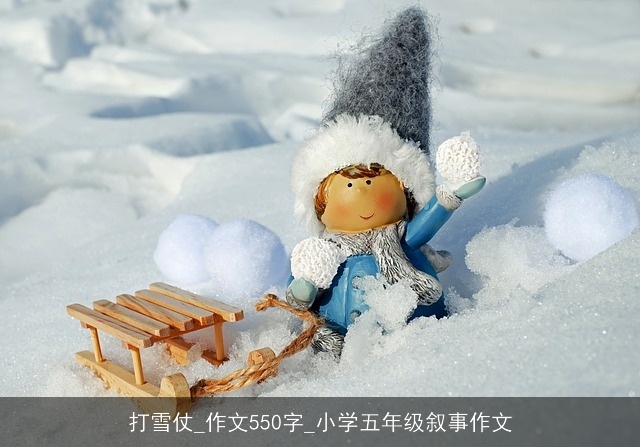 打雪仗_作文550字_小学五年级叙事作文