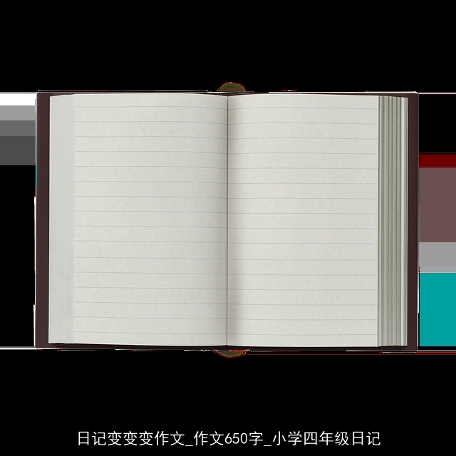 日记变变变作文_作文650字_小学四年级日记