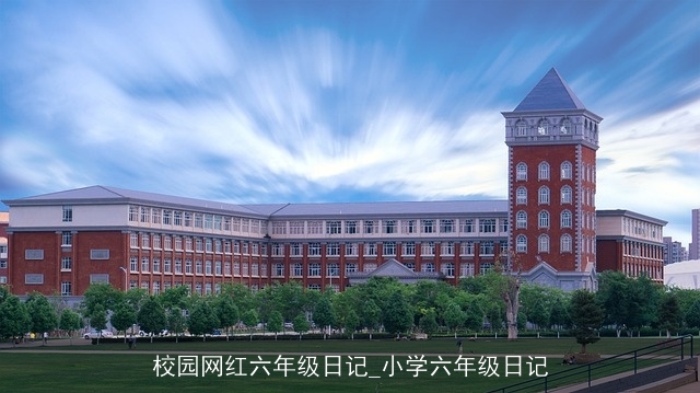 校园网红六年级日记_小学六年级日记