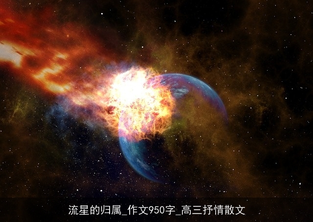 流星的归属_作文950字_高三抒情散文