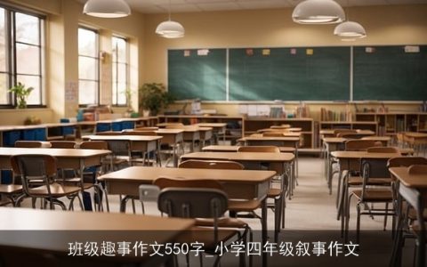 班级趣事作文550字_小学四年级叙事作文