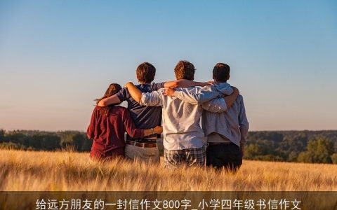 给远方朋友的一封信作文800字_小学四年级书信作文