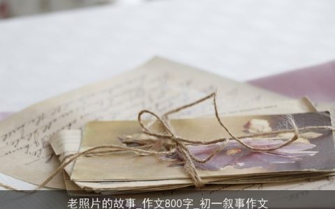 老照片的故事_作文800字_初一叙事作文