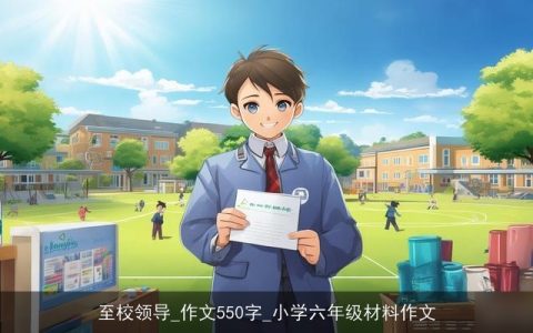 至校领导_作文550字_小学六年级材料作文