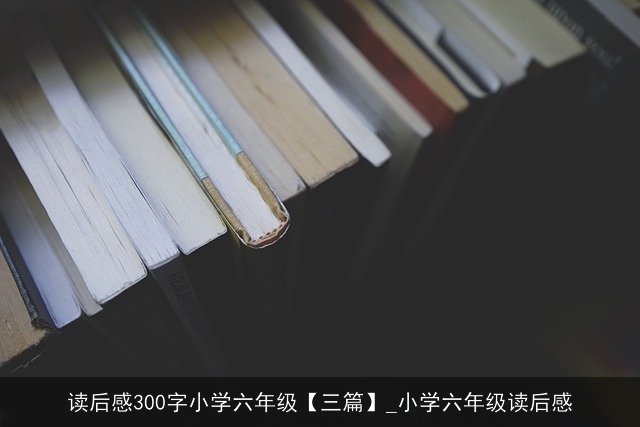 读后感300字小学六年级【三篇】_小学六年级读后感