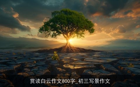 赏读白云作文800字_初三写景作文