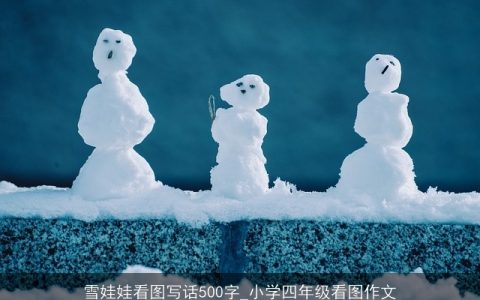 雪娃娃看图写话500字_小学四年级看图作文