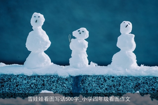 雪娃娃看图写话500字_小学四年级看图作文