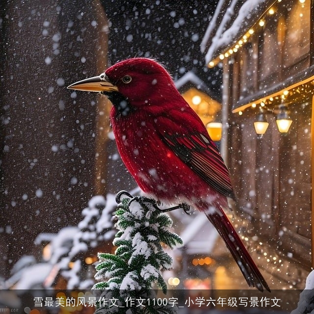 雪最美的风景作文_作文1100字_小学六年级写景作文