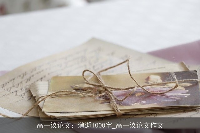 高一议论文：消逝1000字_高一议论文作文