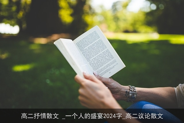 高二抒情散文 _一个人的盛宴2024字_高二议论散文