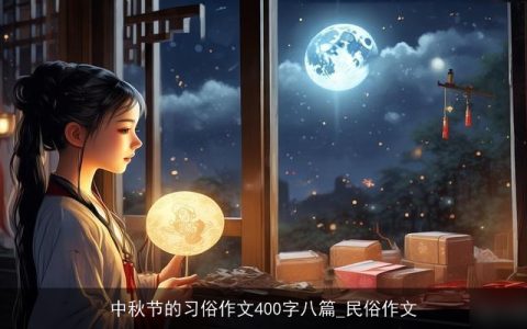 中秋节的习俗作文400字八篇_民俗作文