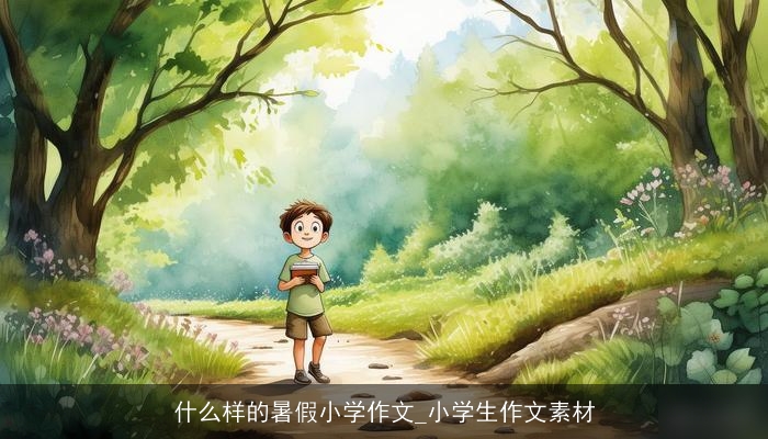 什么样的暑假小学作文_小学生作文素材