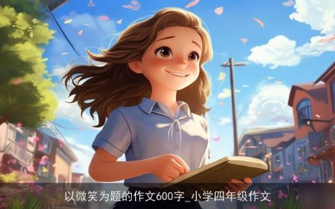 以微笑为题的作文600字_小学四年级作文