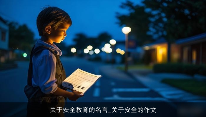 关于安全教育的名言_关于安全的作文