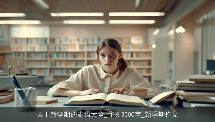 关于新学期的寄语大全_作文3000字_新学期作文