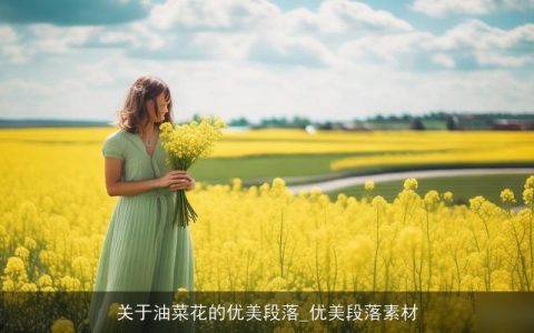 关于油菜花的优美段落_优美段落素材