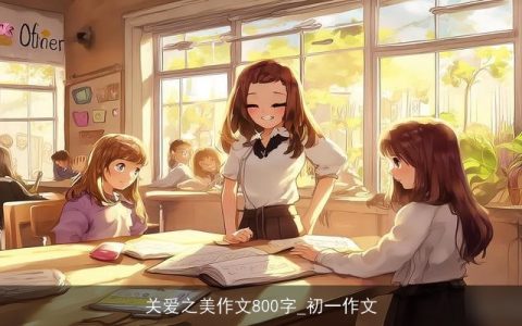 关爱之美作文800字_初一作文