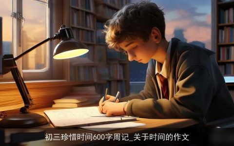 初三珍惜时间600字周记_关于时间的作文