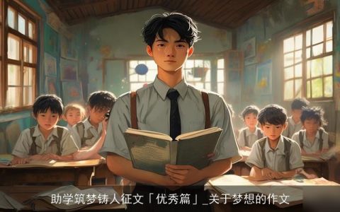 助学筑梦铸人征文「优秀篇」_关于梦想的作文