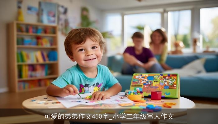 可爱的弟弟作文450字_小学二年级写人作文