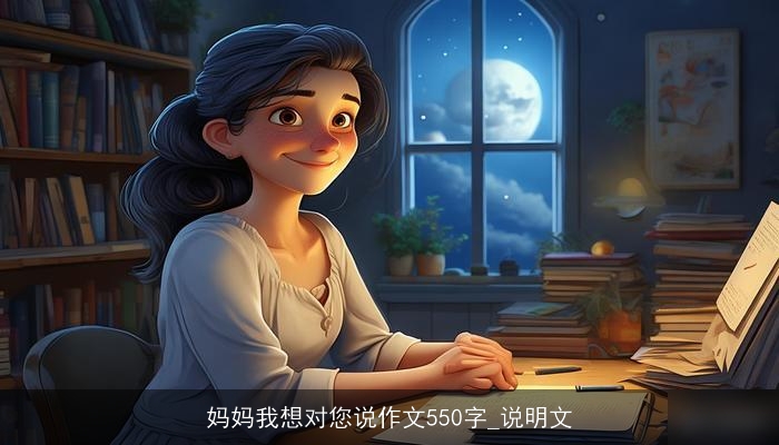 妈妈我想对您说作文550字_说明文