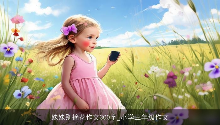 妹妹别摘花作文300字_小学三年级作文