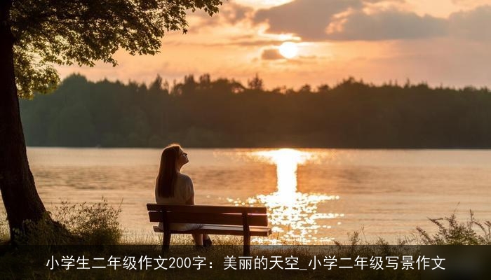 小学生二年级作文200字：美丽的天空_小学二年级写景作文