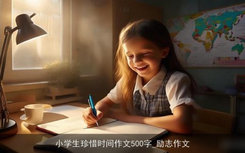 小学生珍惜时间作文500字_励志作文