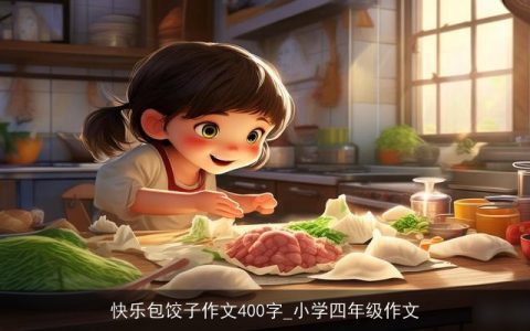 快乐包饺子作文400字_小学四年级作文