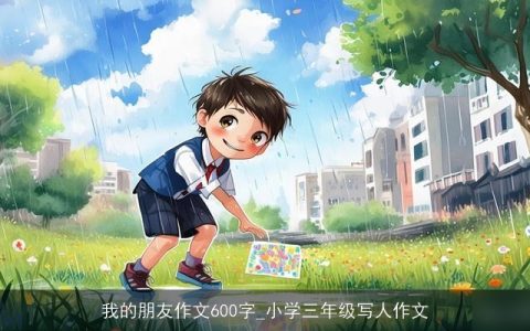 我的朋友作文600字_小学三年级写人作文