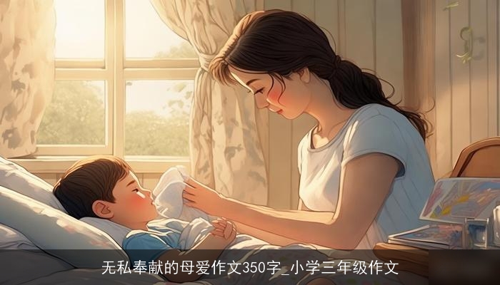 无私奉献的母爱作文350字_小学三年级作文