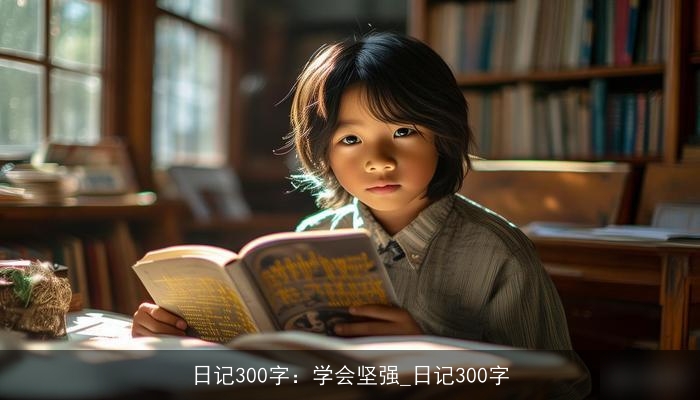 日记300字：学会坚强_日记300字