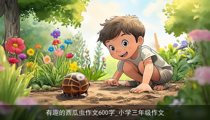 有趣的西瓜虫作文600字_小学三年级作文